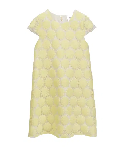 Dior Kids' A-line Dress In Yellow