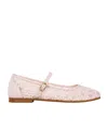 Dior Round-toe Ballet Flats In Pink