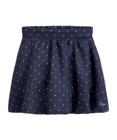 Dior Kids' Balloon Skirt In Blue