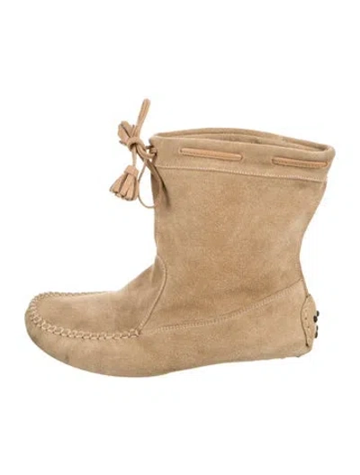 Pre-owned Dior Kids Boots In Neutrals