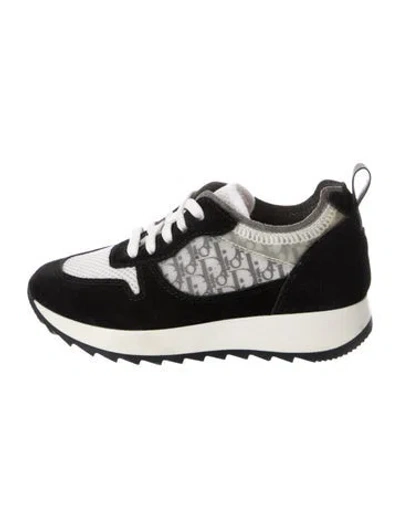 Pre-owned Dior Kids' Boys' Two-toned Low-top Sneakers In Black