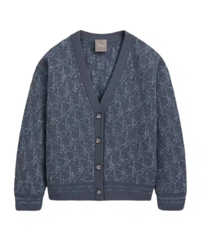 Dior Kids' Cardigan In Blue