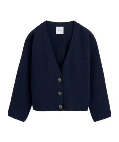 Dior Kids' Cardigan In Blue