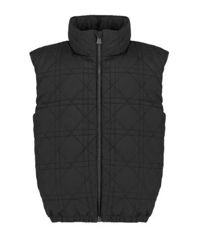 Dior Kids' Down Vest In Black