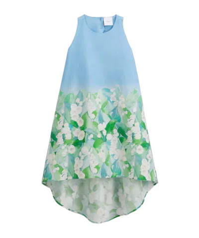 Dior Kids' Flared Dress In Blue