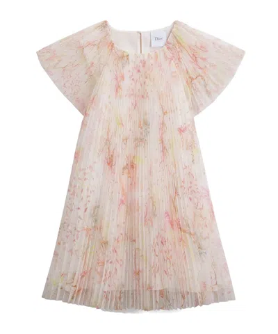 Dior Kids' Flared Dress In Brown