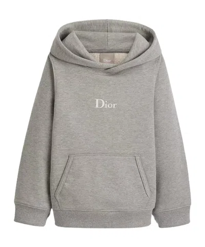 Dior Kids' Hooded Sweatshirt In Gray