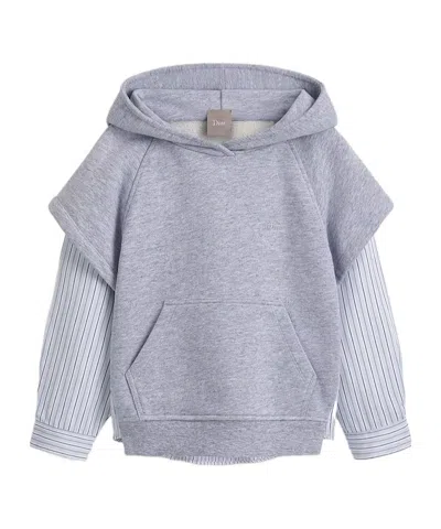 Dior Kids' Hooded Sweatshirt In Purple
