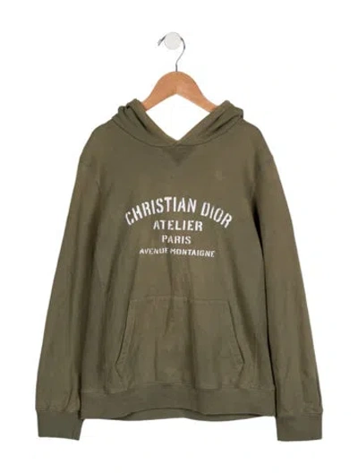 Pre-owned Dior Kids' Hoodie In Green