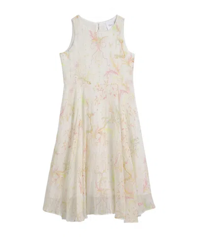 Dior Kids' Long Dress In White