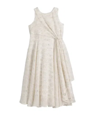 Dior Kids' Long Dress In White