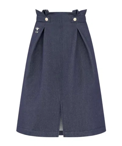 Dior Kids' Long Skirt In Black