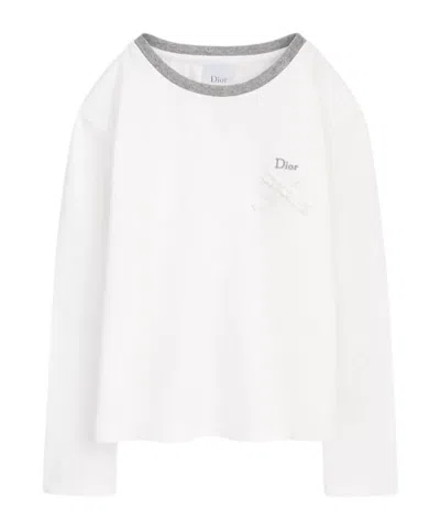 Dior Kids' Long-sleeved T-shirt In Multi