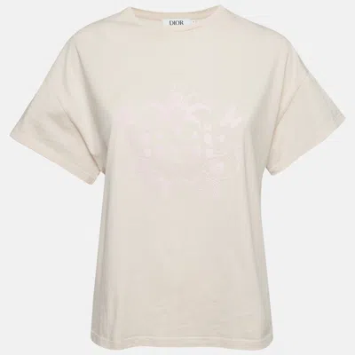 Pre-owned Dior Kids Pink Printed Jersey Short Sleeve T-shirt 13 Yrs
