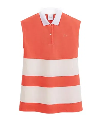 Dior Kids' Polo Dress In Orange