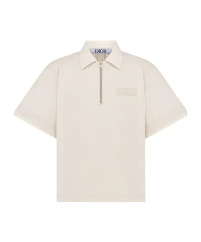 Dior Kids' Polo Shirt In Beige