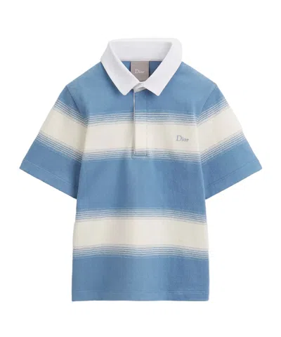 Dior Kids' Polo Shirt In Blue