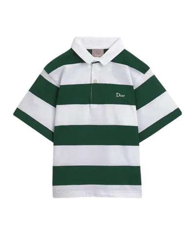 Dior Kids' Polo Shirt In Green