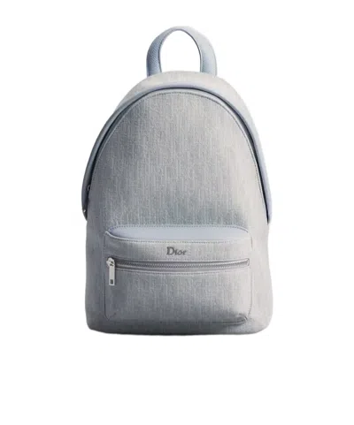 Dior Kids' Rider Backpack In Gray