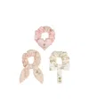 Dior Kids' Scrunchies In Pink