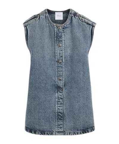 Dior Kids' Straight Dress In Blue