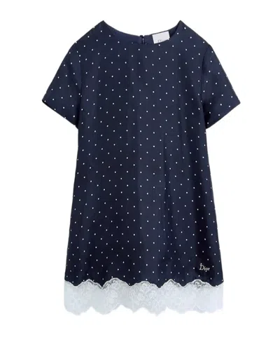 Dior Kids' Straight Dress In Blue
