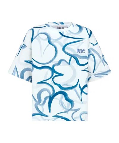 Dior Kids' T-shirt In Blue