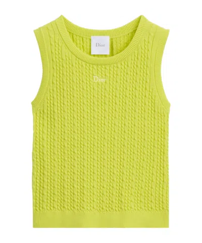 Dior Kids' Tank Top In Green