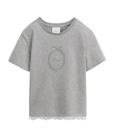 Dior Kids' T-shirt In Gray