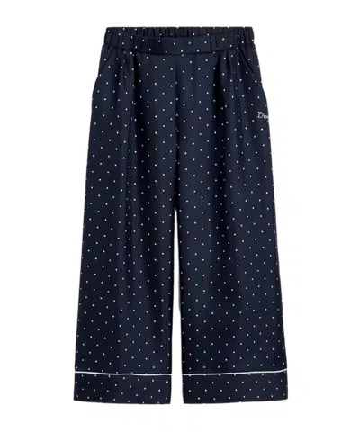 Dior Kids' Wide-leg Pants In Blue
