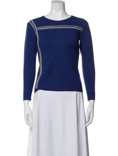 Pre-owned Dior Kids' Wool Sweater In Blue