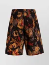 Dior Knee-length Shorts Bold Pattern In Multi