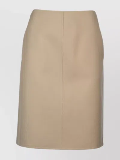 Dior Knee-length Skirts Seam Detailing In Beige