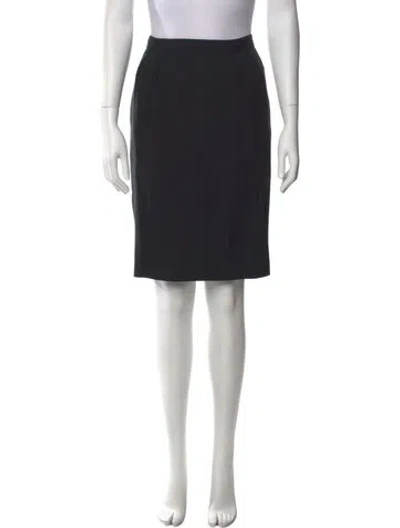 Pre-owned Dior Knee-length Skirt In Black