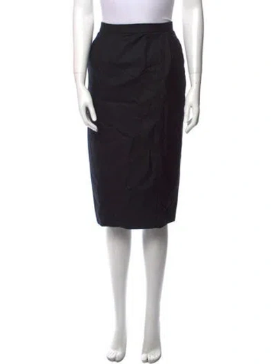 Pre-owned Dior Knee-length Skirt In Black