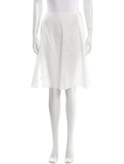Pre-owned Dior Knee-length Skirt In White