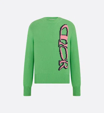 Dior Knit Top Clothing In Green