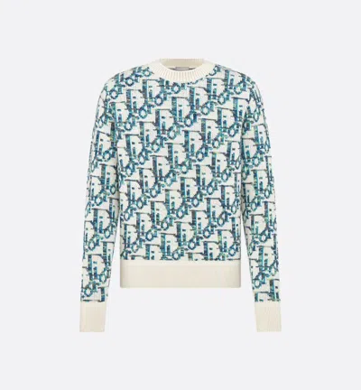 Dior Crew Neck Sweater In White