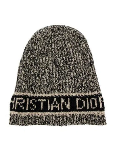 Pre-owned Dior Knitted Beanie In Neutral