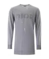 Dior Knitted Round-neck Pullover In Gray
