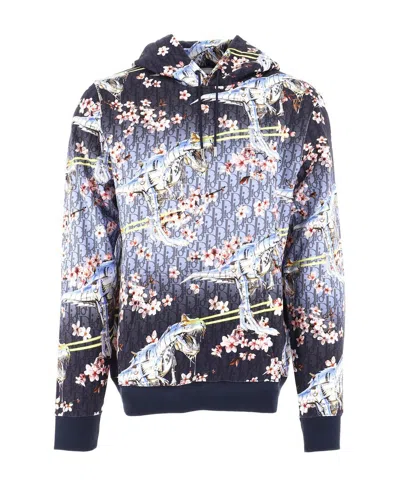 Dior Kongshanji Co-branded Hooded Hooded Sweater In Multicolor