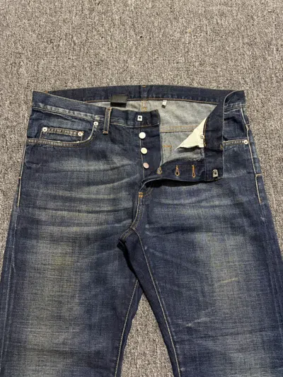 Pre-owned Dior Kva Era Hedi Slimane Washed Denim Jeans In Blue