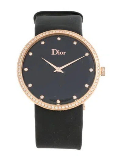 Pre-owned Dior La D De  Watch In Multi