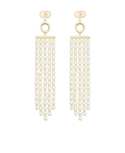 Dior La Parisienne Earrings In White