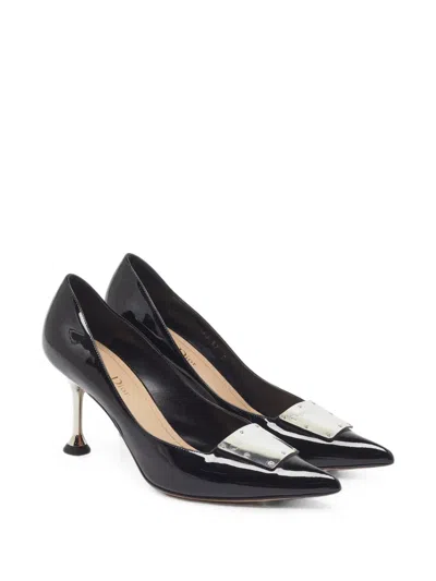 Pre-owned Dior La Parisienne Pointed-toe Pumps In Black