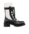 Dior Lace-up Boots In Black
