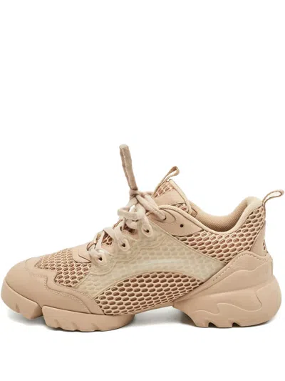 Pre-owned Dior Lace-up Sneakers In Neutral