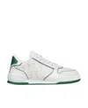 Dior Lace Up Sneakers In White