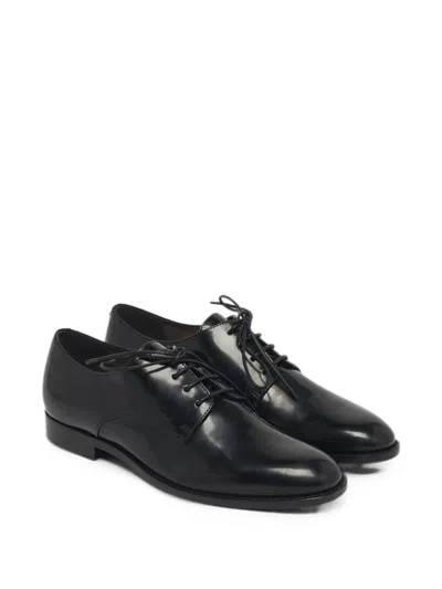 Pre-owned Dior Lace-up Derby Shoes In Black