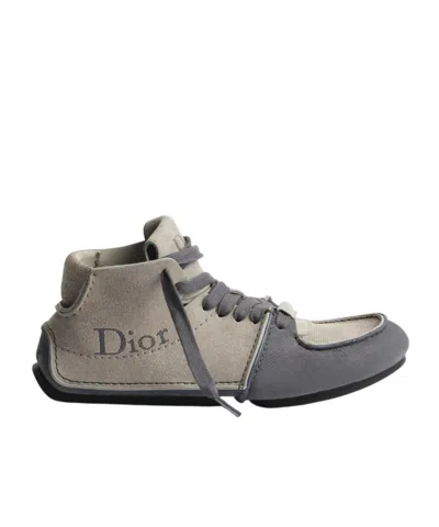 Dior Lace-up High-top Casual Shoes In Multi